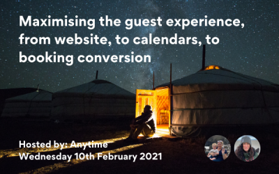 Maximising the guest experience, from website, to calendars, to booking conversion