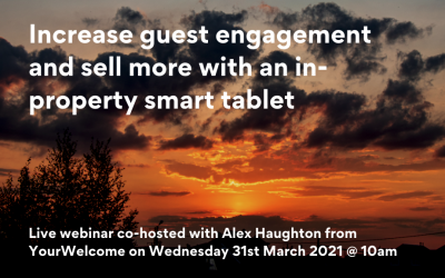 Increase guest engagement and sell more with an in-property smart tablet