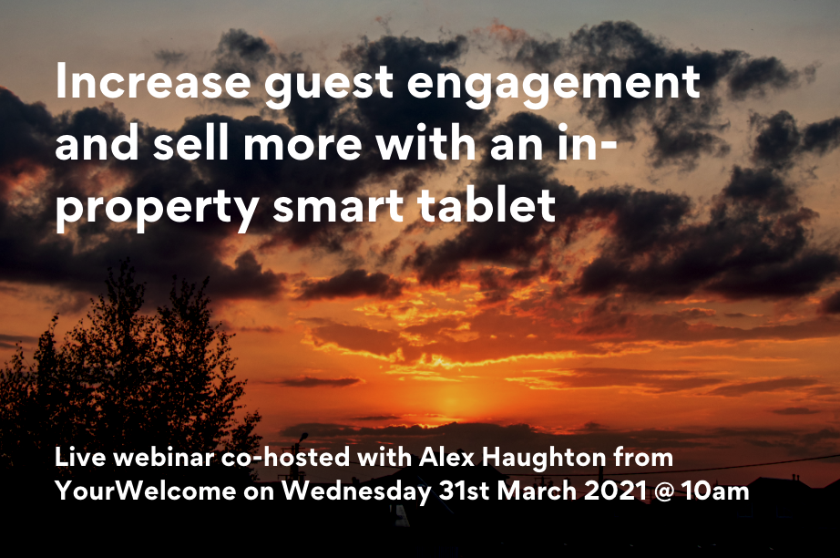 Increase guest engagement and sell more with an in-property smart tablet